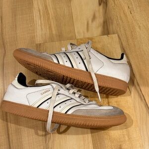 Adidas Samba White and Black Sneakers